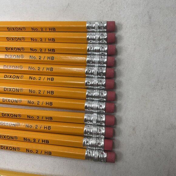 Vintage Wood Pencil No. 2 Lot Unsharpened Academic Dixon HB And Ticonderoga Soft - Picture 11 of 15